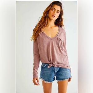 we the free people BETTY long sleeve top